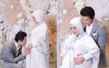 Syahrini akhirnya umumkan kehamilan pertamanya yang sudah memasuki tujuh bulan, ramai artis mendoakan