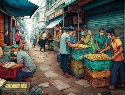Masalah pelanggaran hak pekerja serta situasi kegiatan di bagian informal