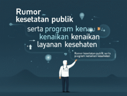 Rumor kesehatan publik serta program kenaikan layanan kesehatan