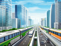 Kemajuan sistem pengangkutan biasa di kota-kota besar