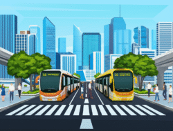 Kemajuan sistem pengangkutan biasa di kota-kota besar