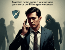 Masalah pelanggaran keleluasaan pers serta perlindungan wartawan