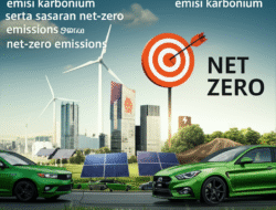Usaha penurunan emisi karbonium serta sasaran net-zero emissions