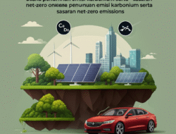 Usaha penurunan emisi karbonium serta sasaran net-zero emissions