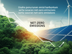 Usaha penurunan emisi karbonium serta sasaran net-zero emissions