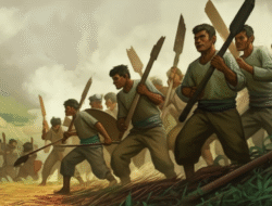 Bentrokan agraria serta peperangan orang tani dalam menjaga tanah