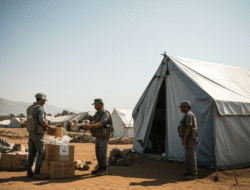 Kemajuan keadaan darurat manusiawi kemanusiaandi area bentrokan