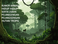 Rumor kawasan hidup serta usaha pelanggengan hutan tropis