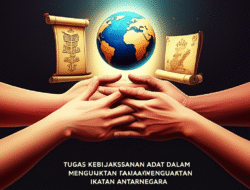 Tugas kebijaksanaan adat dalam menguatkan ikatan antarnegara