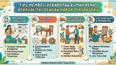 Tips Membeli Perabotan Rumah Bekas yang Masih Berkualitas Tinggi Dengan Harga yang Sangat Terjangkau