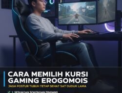 Cara Memilih Kursi Gaming yang Ergonomis Untuk Menjaga Postur Tubuh Tetap Sehat Saat Duduk Lama