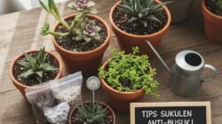 Tips Menjaga Tanaman Sukulen Agar Tidak Cepat Busuk dan Tetap Tumbuh Cantik di Dalam Pot