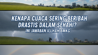 Kenapa Cuaca Sering Berubah Drastis dalam Sehari? Ini Jawaban Ilmiah BMKG